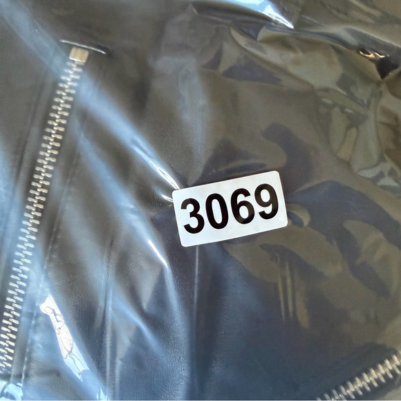 ALL SAINTS Black Balfern Leather Biker Jacket Size 4 - 23069 - Picture 9 of 9